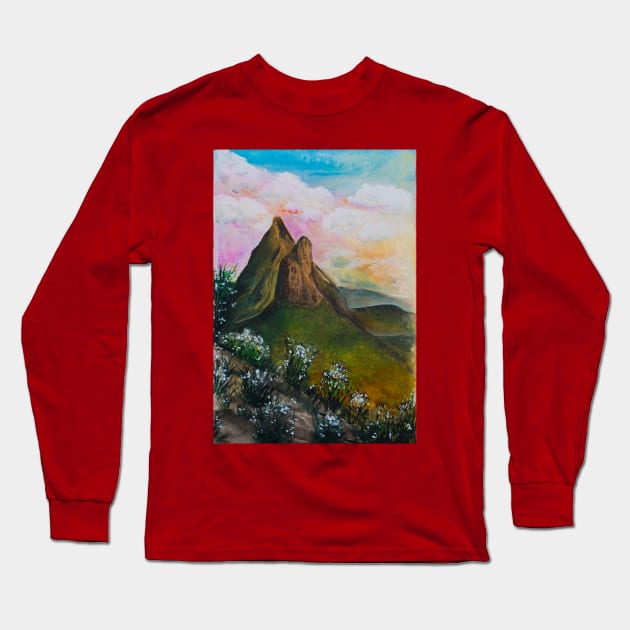 Glasshouse Mountains Long Sleeve T-Shirt by RewildJane